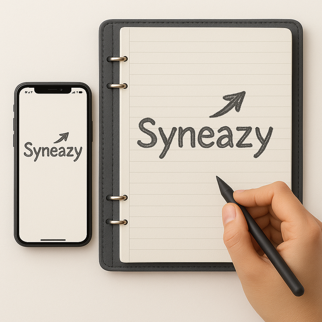 SYNEAZY™ Smart Sync Pen & Cloud Notebook Set